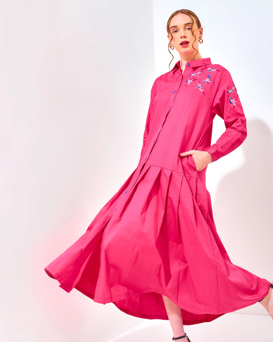 Neo Hummy Dress Fushia