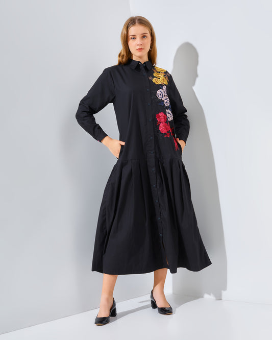 Rose Rachella Dress Black